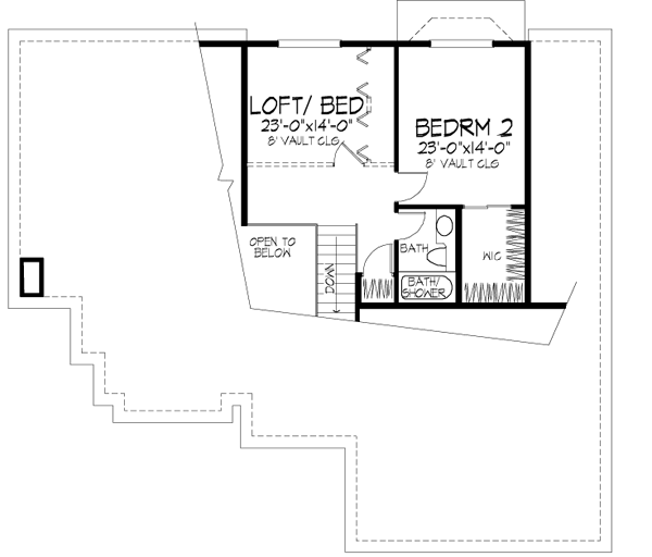 Upper/Second Floor Plan: 15-327
