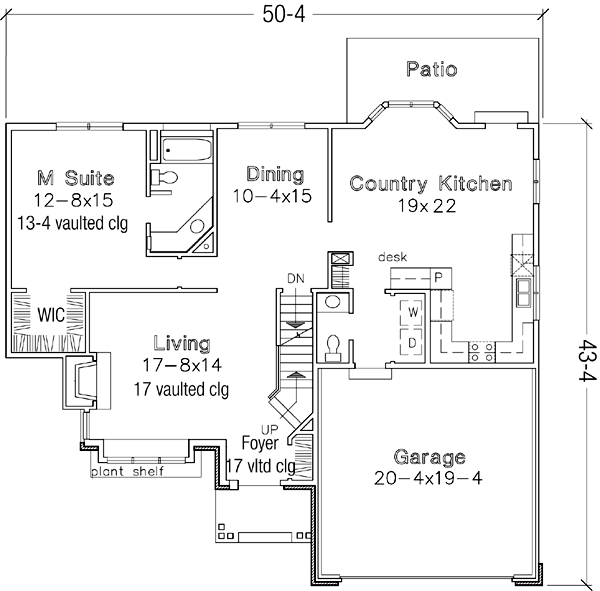 Main Floor Plan: 15-329