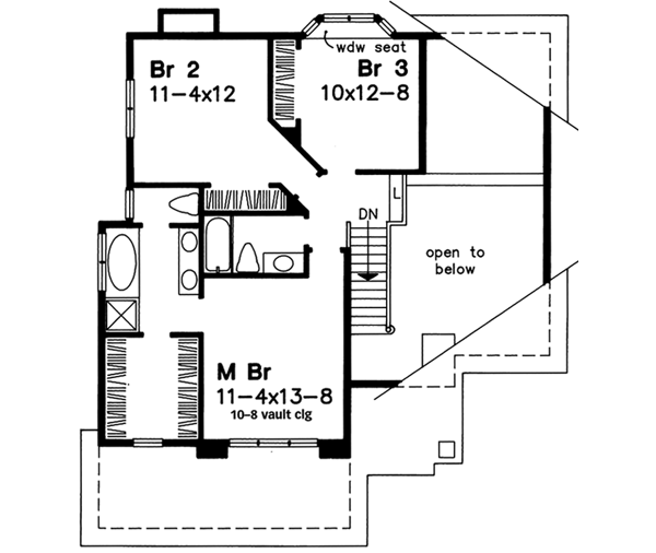 Upper/Second Floor Plan: 15-332