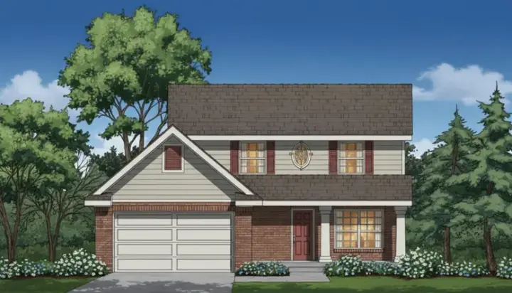 Contemporary house plans 15-334 - front exterior, 1,396 sq ft, 3 bed, 2 bath house plans | Monster House Plans