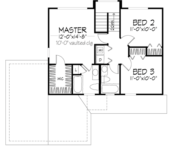Upper/Second Floor Plan: 15-334