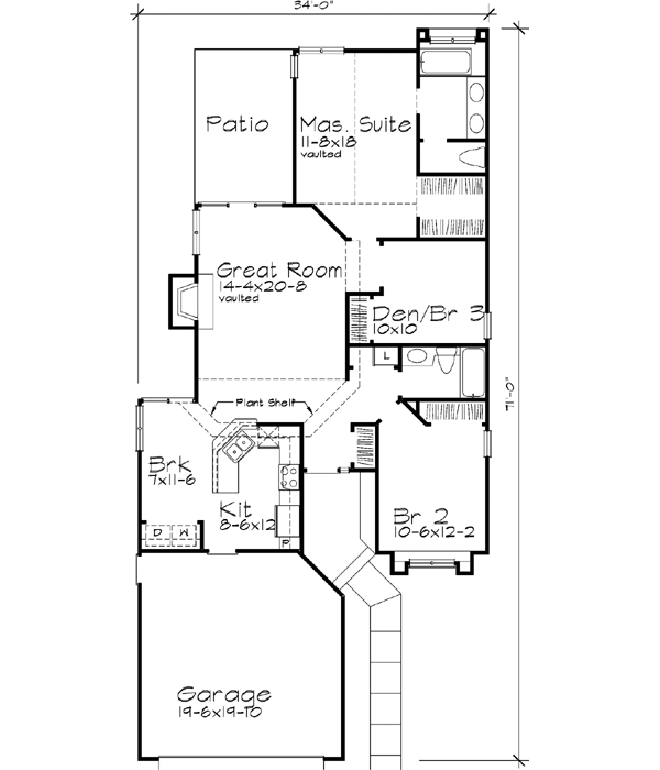 Main Floor Plan: 15-342