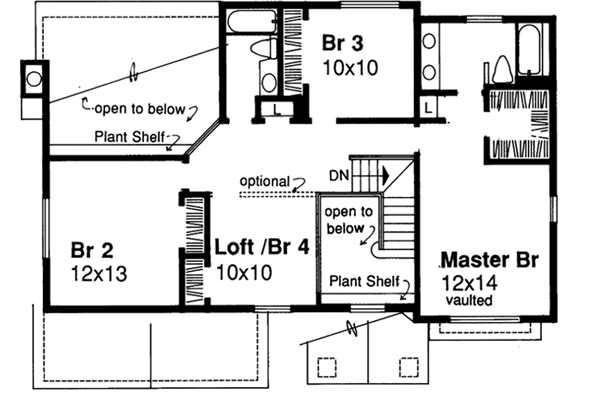 Upper/Second Floor Plan: 15-348