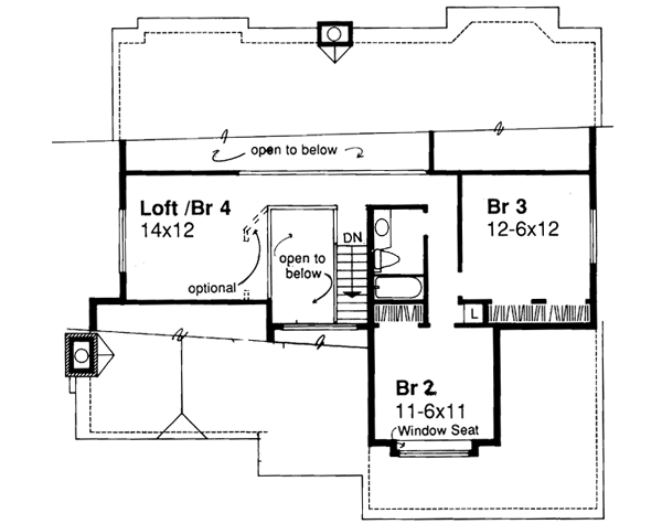 Upper/Second Floor Plan: 15-349