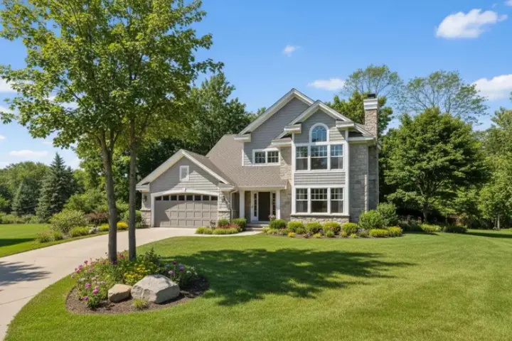 Contemporary house plans 15-350 - front exterior, 1,709 sq ft, 3 bed, 2 bath house plans | Monster House Plans
