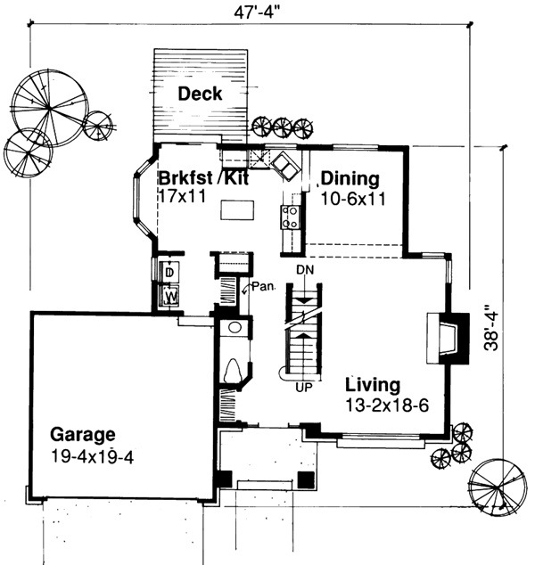 Main Floor Plan: 15-350