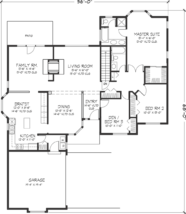 Main Floor Plan: 15-352