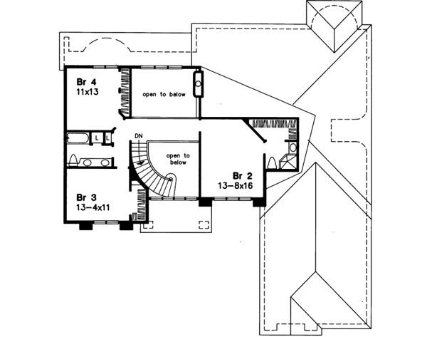 Upper/Second Floor Plan: 15-353