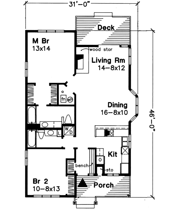 Main Floor Plan: 15-354