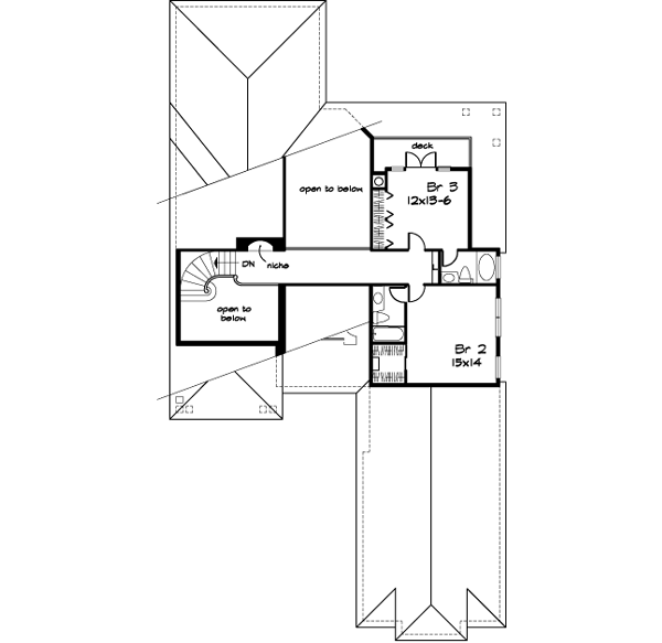 Upper/Second Floor Plan: 15-366