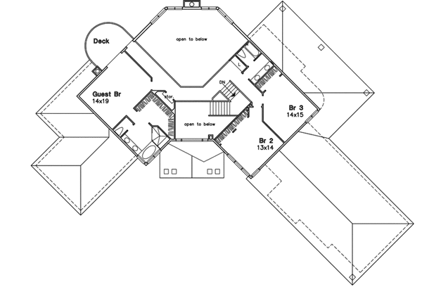Upper/Second Floor Plan: 15-367