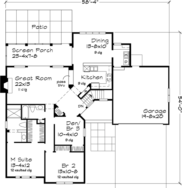 Main Floor Plan: 15-369