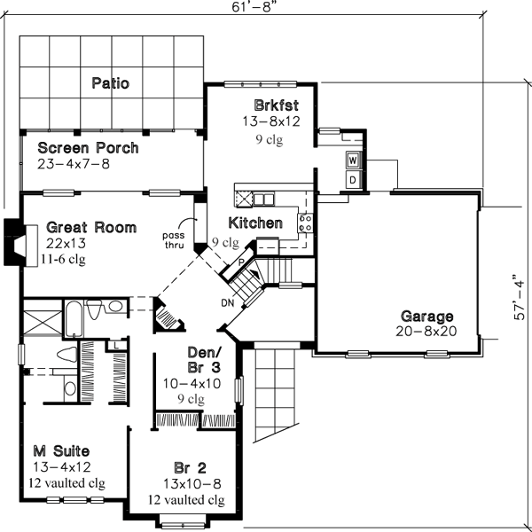 Main Floor Plan: 15-370