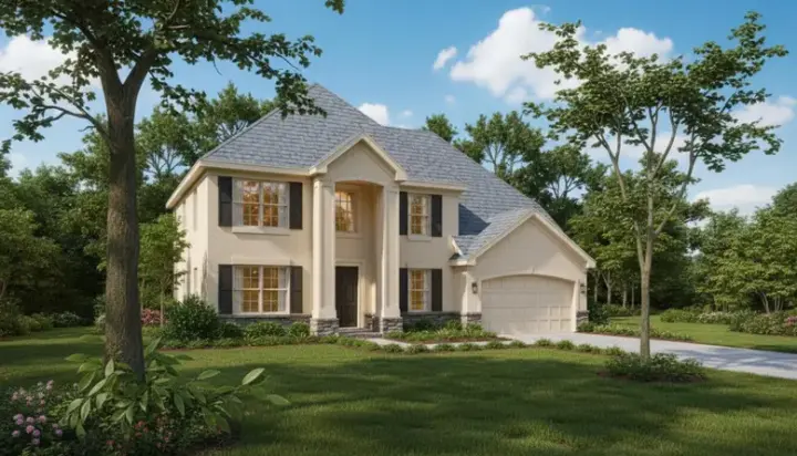 Southern Colonial house plans 15-378 - front exterior, 2,156 sq ft, 3 bed, 2 bath house plans | Monster House Plans