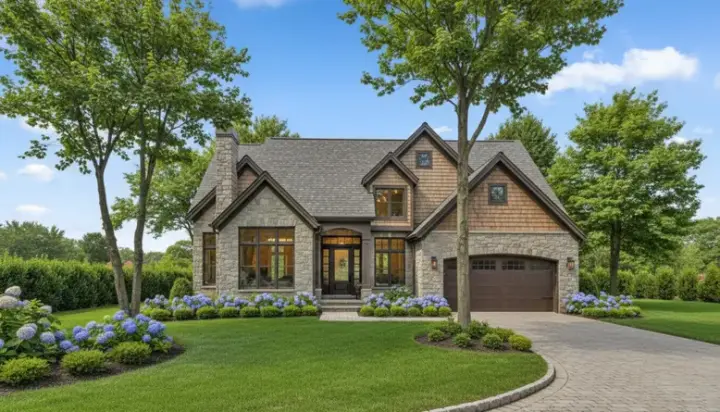 Contemporary house plans 15-380 - front exterior, 2,565 sq ft, 4 bed, 2 bath house plans | Monster House Plans