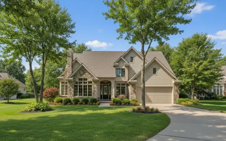 Contemporary house plans 15-381 - front exterior, 2,565 sq ft, 4 bed, 2 bath house plans | Monster House Plans