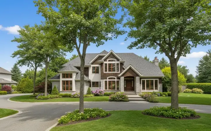 Contemporary house plans 15-382 - front exterior, 3,354 sq ft, 5 bed, 2 bath house plans | Monster House Plans