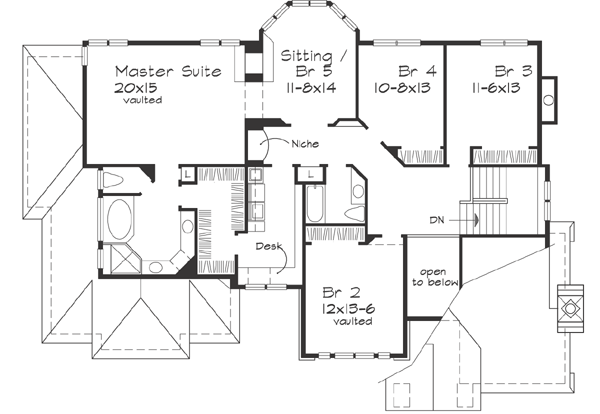 Upper/Second Floor Plan: 15-382
