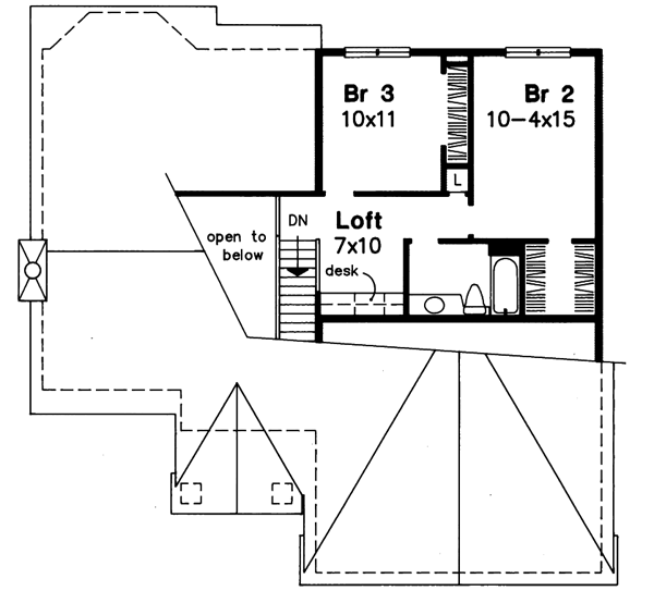 Upper/Second Floor Plan: 15-384