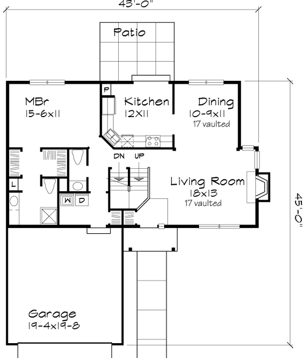 Main Floor Plan: 15-385