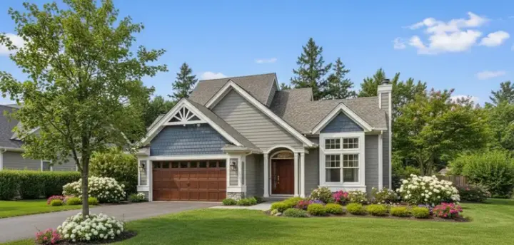 Contemporary house plans 15-386 - front exterior, 1,633 sq ft, 4 bed, 2 bath house plans | Monster House Plans