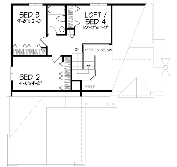 Upper/Second Floor Plan: 15-386