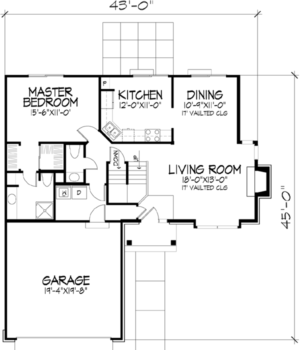 Main Floor Plan: 15-387