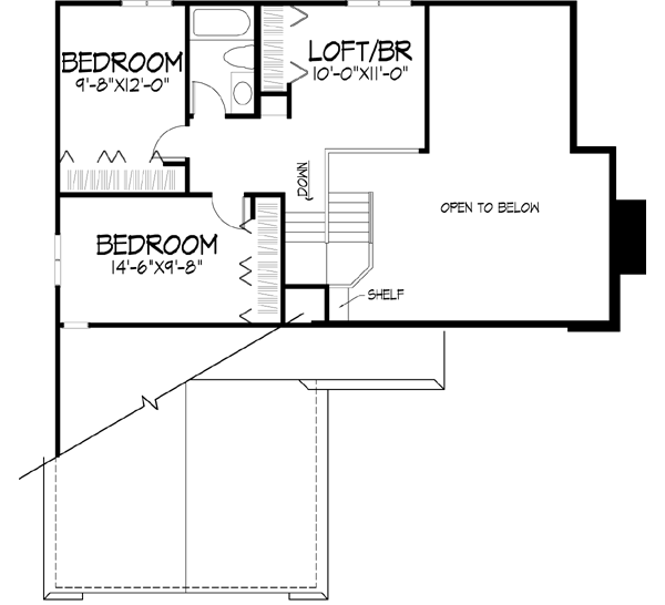 Upper/Second Floor Plan: 15-387