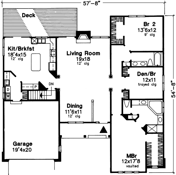 Main Floor Plan: 15-392