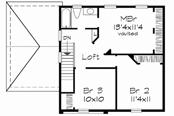 Upper/Second Floor Plan: 15-395