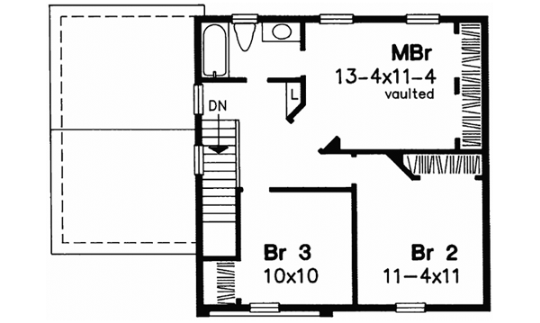 Upper/Second Floor Plan: 15-396