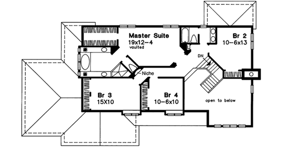 Upper/Second Floor Plan: 15-399