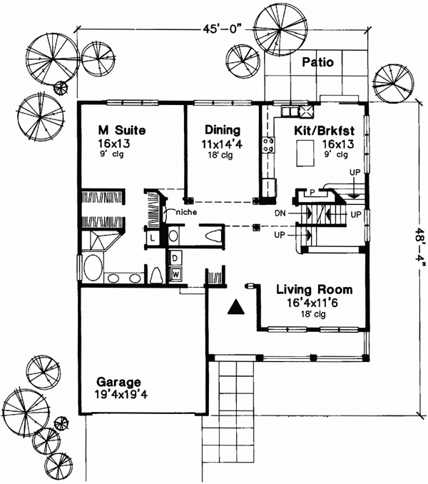 Main Floor Plan: 15-401