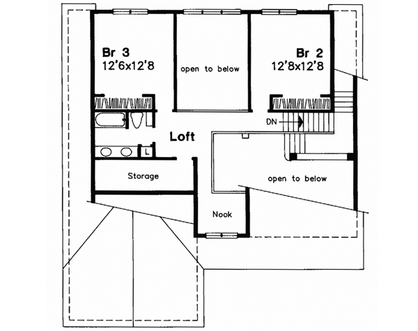 Upper/Second Floor Plan: 15-401