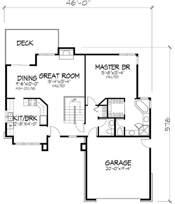 Main Floor Plan: 15-402