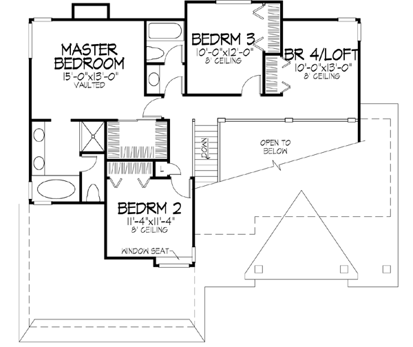 Upper/Second Floor Plan: 15-403