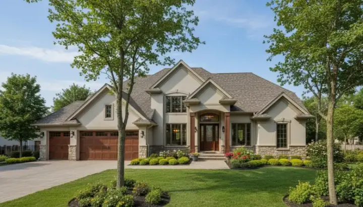 Southern house plans 15-406 - front exterior, 3,201 sq ft, 4 bed, 2 bath house plans | Monster House Plans