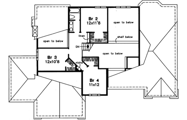 Upper/Second Floor Plan: 15-406