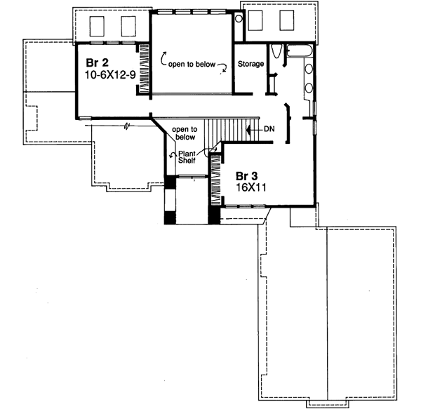 Upper/Second Floor Plan: 15-407
