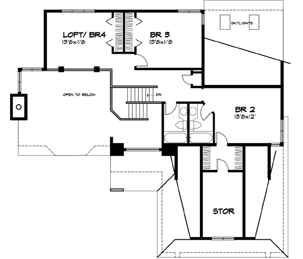Upper/Second Floor Plan: 15-409
