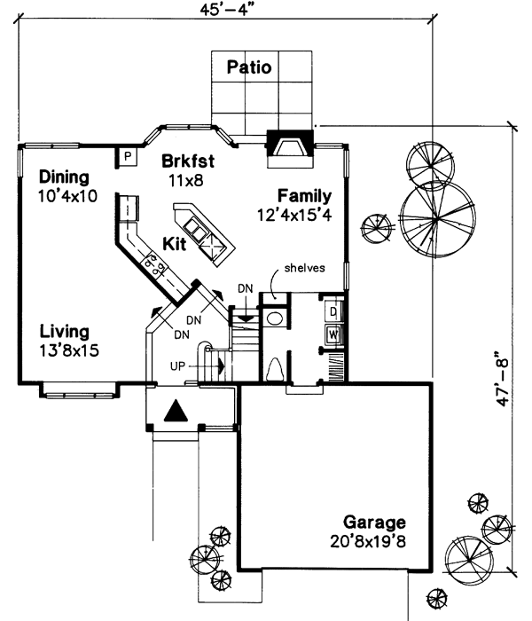 Main Floor Plan: 15-410