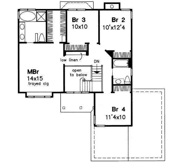 Upper/Second Floor Plan: 15-410