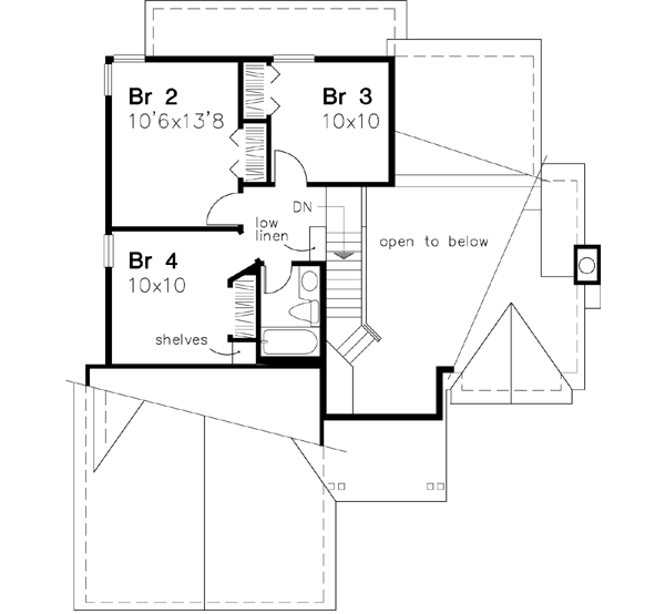 Upper/Second Floor Plan: 15-411
