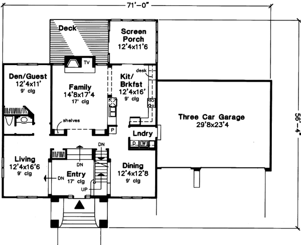 Main Floor Plan: 15-413