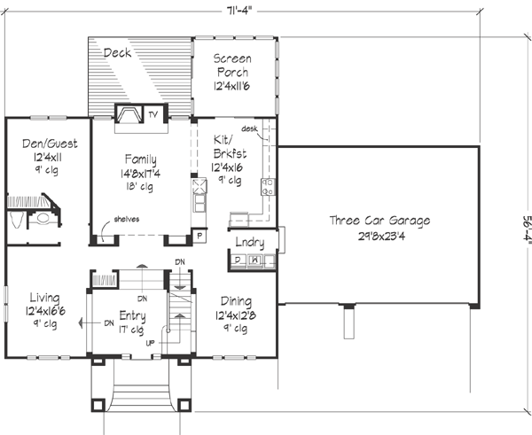 Main Floor Plan: 15-414