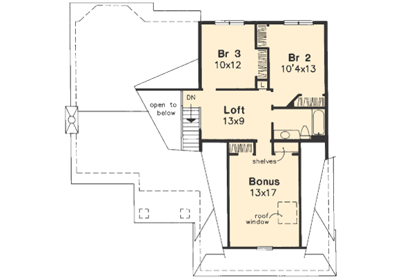 Upper/Second Floor Plan: 15-420