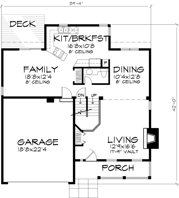 Main Floor Plan: 15-423