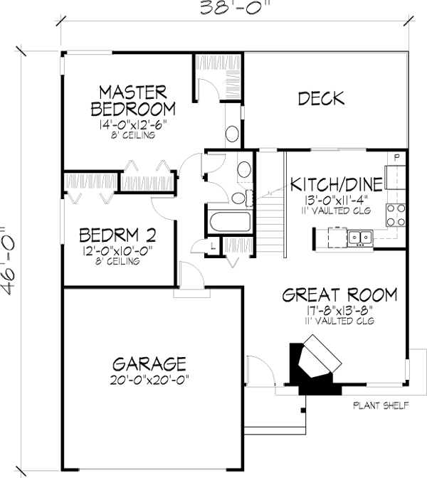 Main Floor Plan: 15-424
