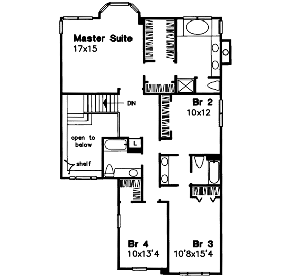 Upper/Second Floor Plan: 15-428