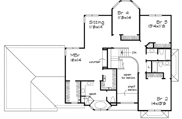 Upper/Second Floor Plan: 15-429